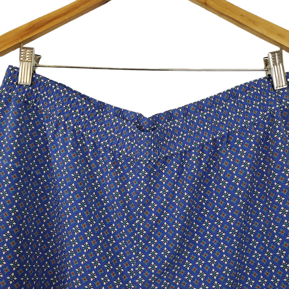 TALBOTS | GEOMETRIC ABSTRACT MULTICOLORED PULL ON PANTS WOMEN'S SIZE 12 - Picture 6 of 16